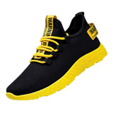 Zapatillas Negro/amarilla P/mayor Compra 10 Y Le Enviamos 13