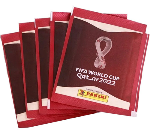 Kit 200 Figurinhas Copa Do Mundo 2022 Qatar Envelopes Panini