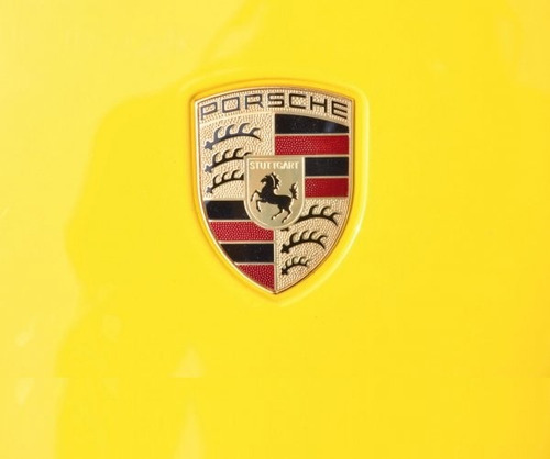 Emblema Para Porsche Logotipo Delantero De Capot Foto 5