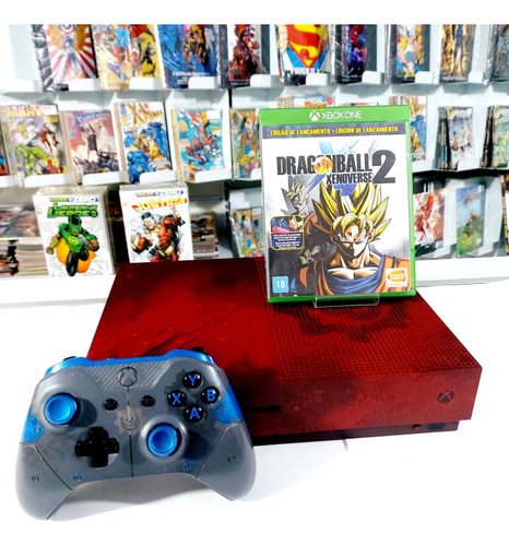 Microsoft Xbox One S 2tb - Ed. Gears Of War 4 C/ Dragon Ball