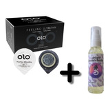 10 Preservativos Delgados Olo 001 + Lubricante Efecto