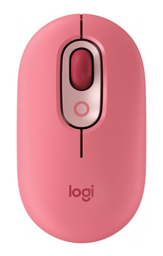 Mouse Logitech Pop 910-006551 Emoji Personalizable Rosa
