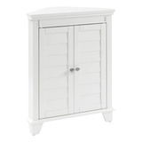 Crosley Furniture Lydia - Armario Esquinero, Color Blanco