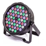 Refletor Led Par 64 Rgbw 54 Leds De 3w