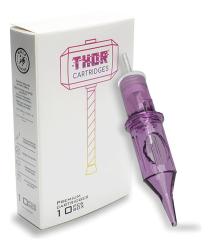 Cartucho Para Tatuaje Profesional 10pz Thor Rl Round Liner