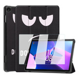 Mica + Funda Smart Para Lenovo Tab M10 3ra Gen. Tb-328 Dont