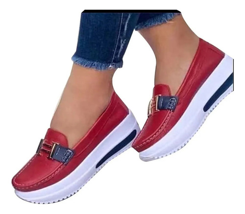 Wan Zapatos Casuales De Plataforma For Caminar For Mujer