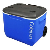 Caixa Térmica Coleman 60qt 56.7l C Rodas E Alça Telescópica 