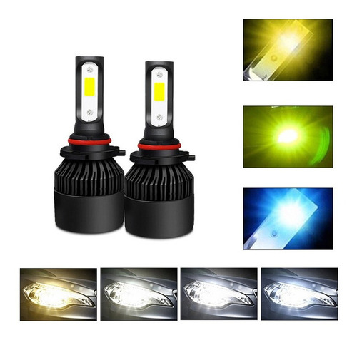 Kit De Faros Led Para Coche H4 H1 H7 H11 9005 Hb3 9006