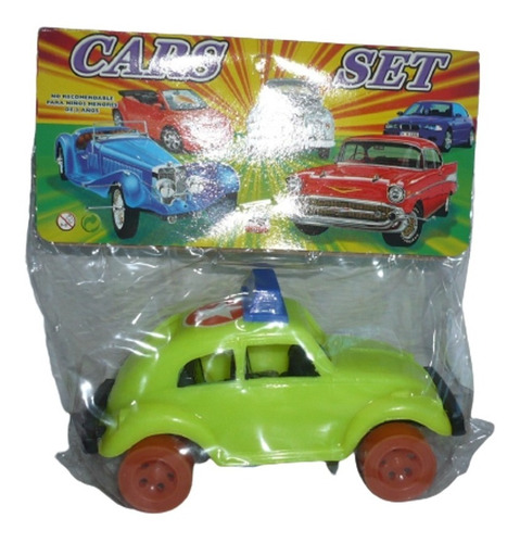 Vocho Patrulla - Camioncito Juguete Antiguo A Escala Vintage