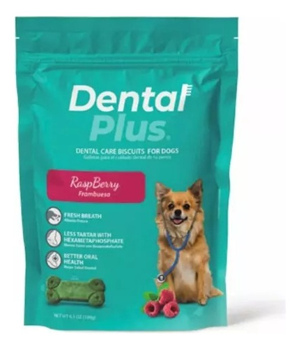 Dental Plus Raspberry Para Perros 180 Gr.