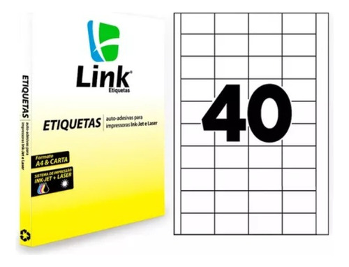 100 Folhas 40 X 25 Mm Etiqueta Mercado Full Antigo 4000 Etiq