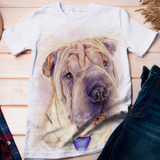 Camiseta Cachorro Shar-pei Dog - Dicelli