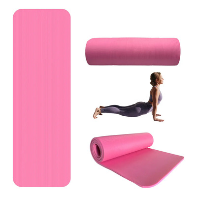 Tapete 10mm Portátil Yoga Pilates Fitness Ejercicio Relajaci Color Rosa | MercadoLibre