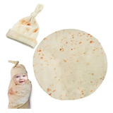 Burrito Manta Para Bebé Con Sombrero Dormir 