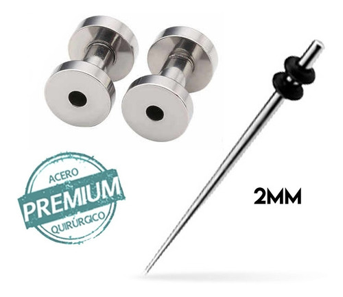 Kit De Expansion 1 Expansor + 2 Tuneles Acero Q.  Premium