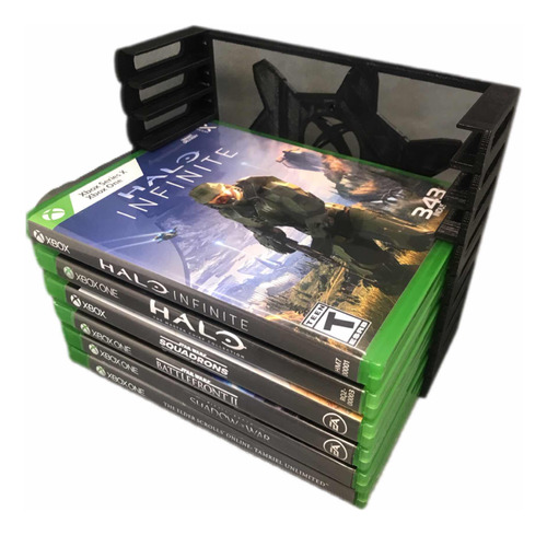 Organizador De Pared Para 10 Juegos De Xbox One - Series X