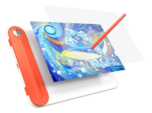 Tableta De Dibujo Con Bluetooth 5.0, Ugee Q8w Tracing Drawin