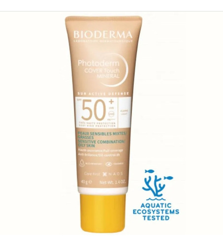 Photoderm Cover Touch Mineral Claro Spf 50+ X 40 Mlbioderma