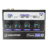Amplificador De Fone Waldman Ph8 Phone Hub Fonte Externa 