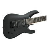 Guitarra Eléctrica Jackson Js Series Js22-7 Dka Ht Dinky De Álamo Satin Black Satin Con Diapasón De Amaranto