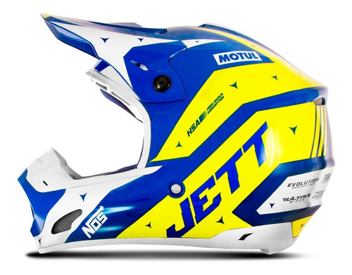 Capacete Off Road Trilha Motocross Enduro Th1 Jett Evolution