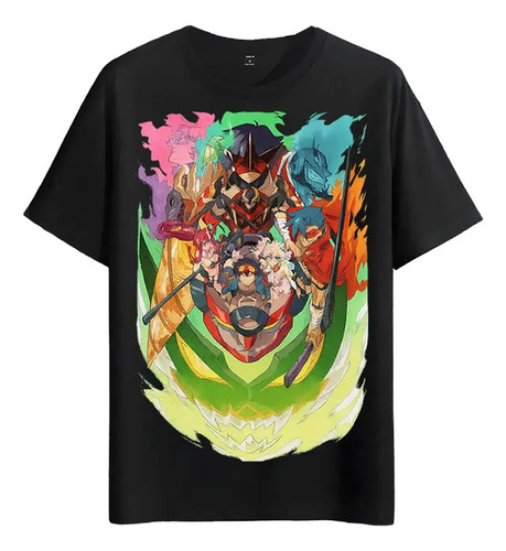 Tshirt Muscle Freaks Gurren Lagann Anime Estilo Wall Art | Meses sin interés