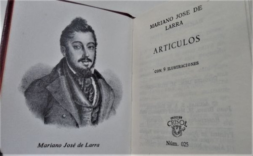 Artículos Mariano José De Larra Crisolín 25 Aguilar