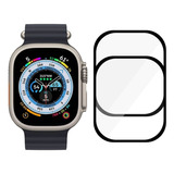 2x Película 3d Proteção Para Apple Watch Serie 8 Ultra 49mm