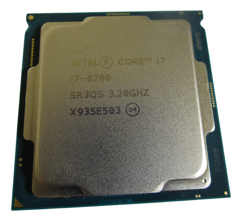 Procesador Intel Core I7-8700 Sr3qs 3.20ghz X935e503 14nm 