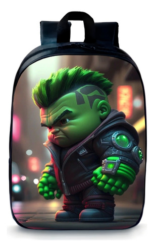 Mochila Pré Escola Creche Pequena Infantil Incrivel Hulk 127