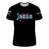 Camiseta Evangélica Cristo Vive/camiseta Com O Nome De Jesus