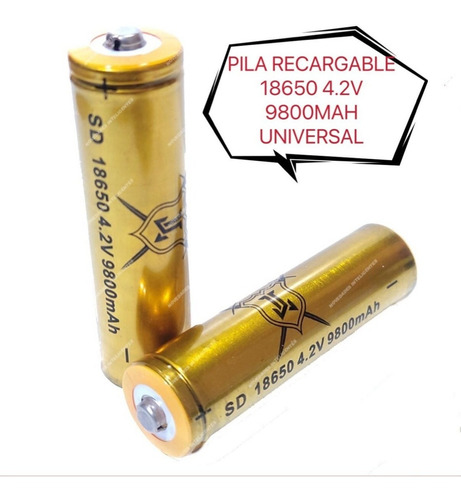 Bateria Recargable 18650 3.7v 9800 Mah Pilas Paquete 10 Pzas