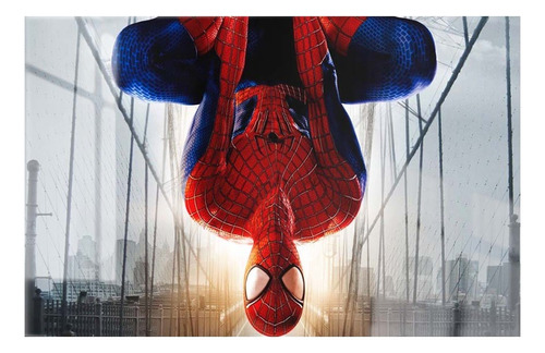 Quadro Decorativo Marvel Homem Aranha Para Quarto 60x40cm