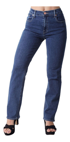 Jeans Mujer Basico Regular Azul Oggi Atraction 59105001