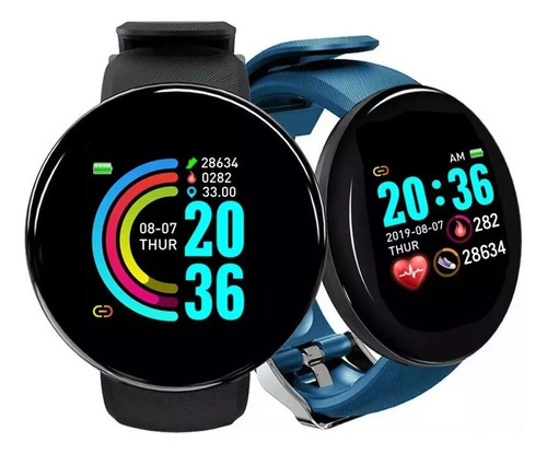 Reloj Smartwatch Inteligente D18 P/ Samsung Xiaomi Premium