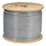 Cable Rígido 1/16' Acero 7x7 Recubierto Pvc, Carrete 300 M