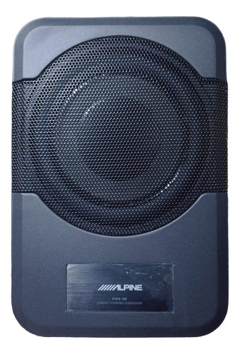 Caja Subwoofer Slim + Potencia Alpine Pwe-s8