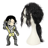 Peluca Mike Jackson Cosplay Para Hombre, Pelo Largo De Maíz