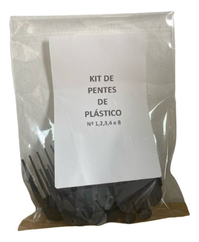 Wahl - Kit Pentes De Altura De Plástico N° 1, 2, 3, 4 E 8