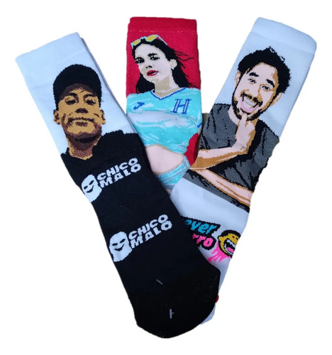 3 Pares De Calcetas Locas Personajes Divertidos Memes