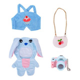 Set Ropa Perrito Azul, Pants, Bolsa Pato Lalafanfan De 30cm 