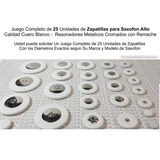 Juego De Zapatillas Para Saxo Alto + Pegamento Preparado 