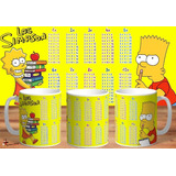 Taza Tablas De Multiplicar Con Los Simpsons Matematicas