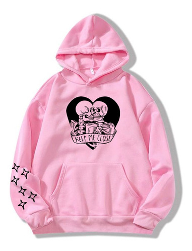 Buzo Calavera Urban Pastel Kawaii Aesthetic Hoodie Dark