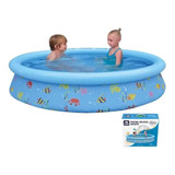 Piscina Inflável Redonda 1.000 Litros 168m X 51cm Azul Bel