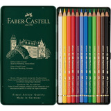 12 Colores Polychromos Profesionales Premium Faber Castell