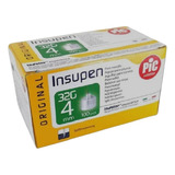 Agujas Insupen 32g 4mm 100 Unidades