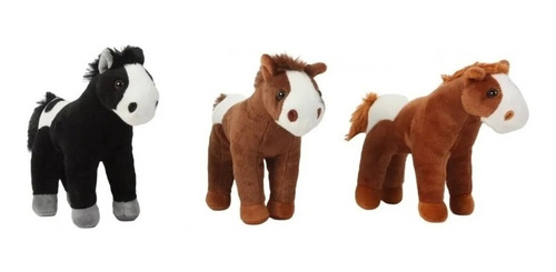 Hermoso Peluche Caballo Caballito 22cm Juguete Niños