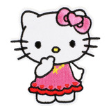 Parches Hello Kitty Vestido Bordado Adhesivo Ropa Plancha